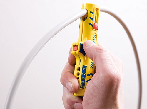 Secura Jokari Kabelentmanteler Rund 13mm Mantler Coaxial Universal Arbeitsberei 