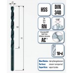 HSS Spiralbohrer lang Industriequalität mit Kreuzanschliff AC 501 in der 10er BOX