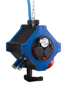 Energie-Hängeverteiler e.STATION, 9,5 kW 5G2,5 Kombinations-Ausführungen Energie / Druckluft bis 12 bar